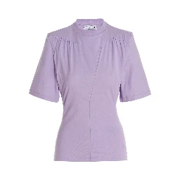 Purple Cotton T-Shirt