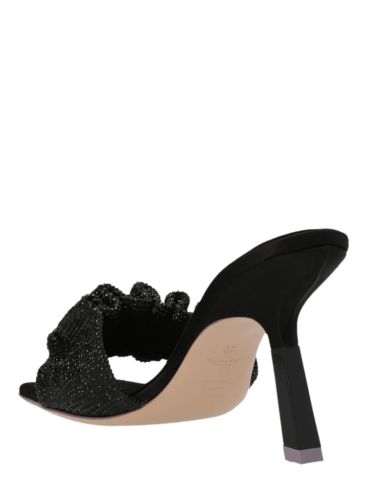 Black Goatskin Stiletto Heel Sandals alternative
