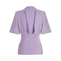 Purple Cotton T-Shirt