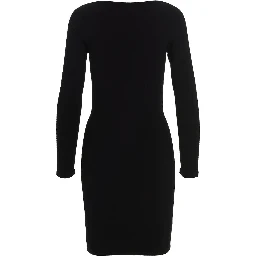 Black Viscose Mini Skirt