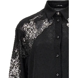 Black Polyester Blouse