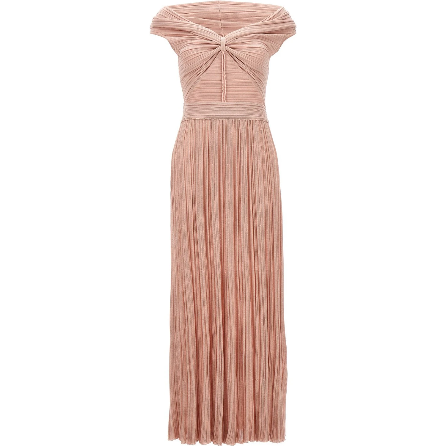 Multicolor Viscose Long Dress