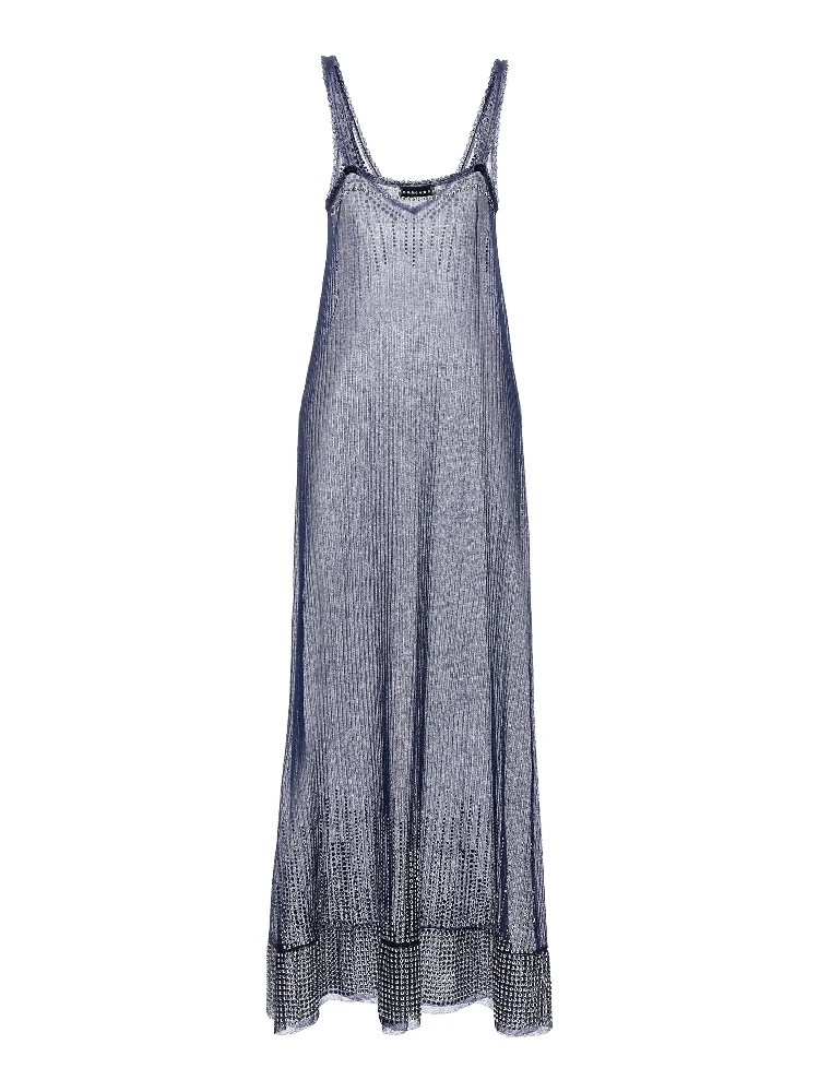 Blue Polyamide Long Dress alternative