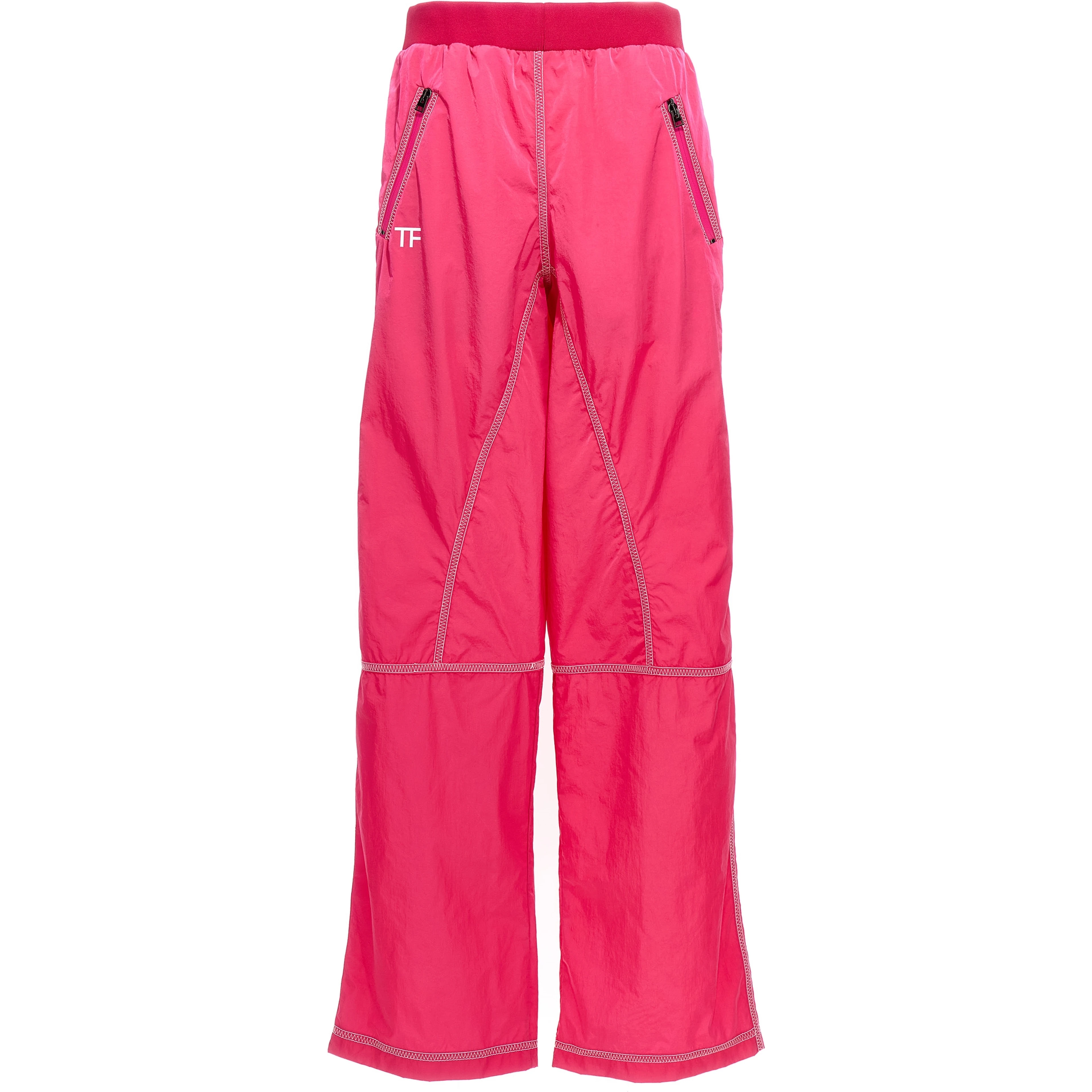 Fuchsia Polyamide Athletic Pants