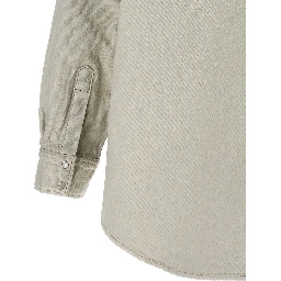 White Cotton Denim Jacket