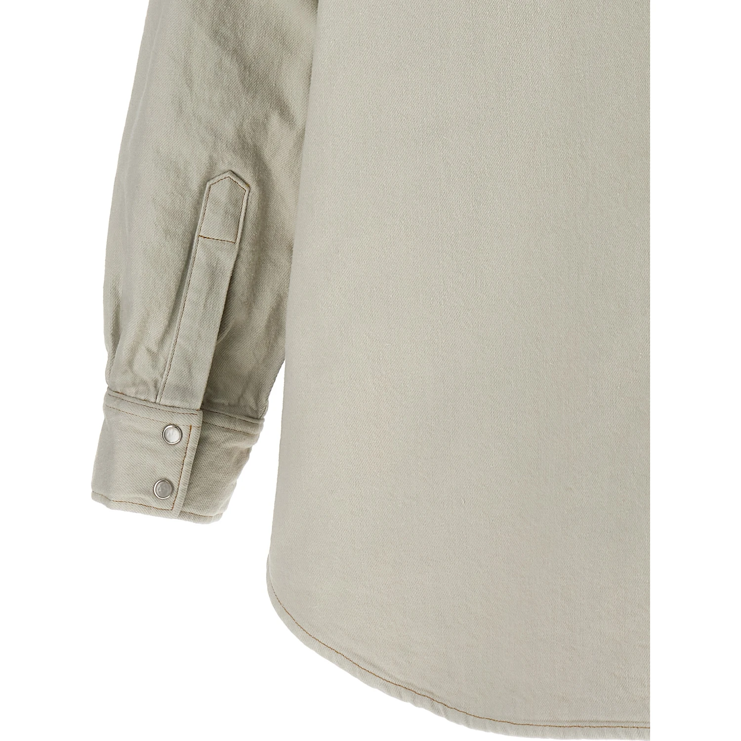 White Cotton Denim Jacket