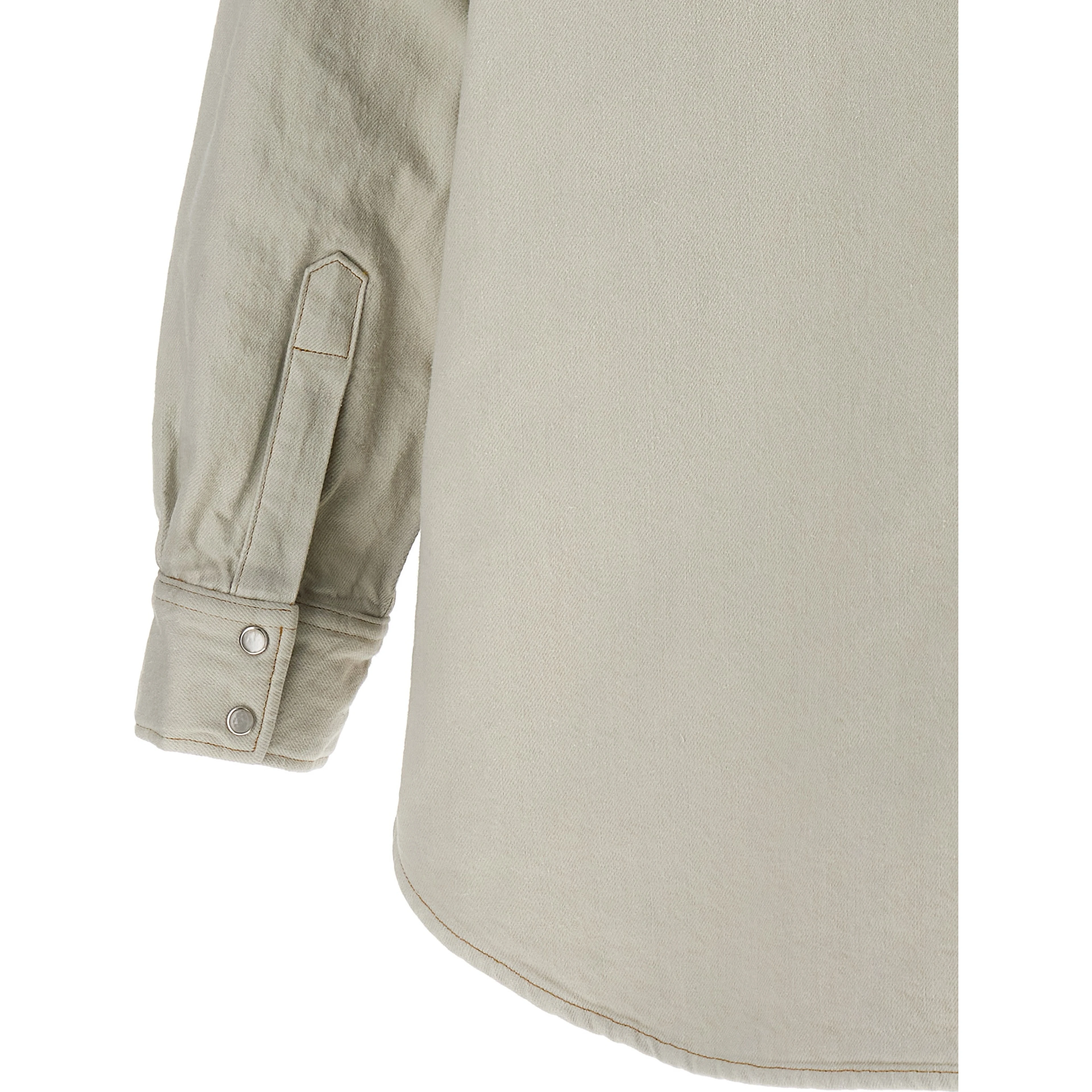 White Cotton Denim Jacket
