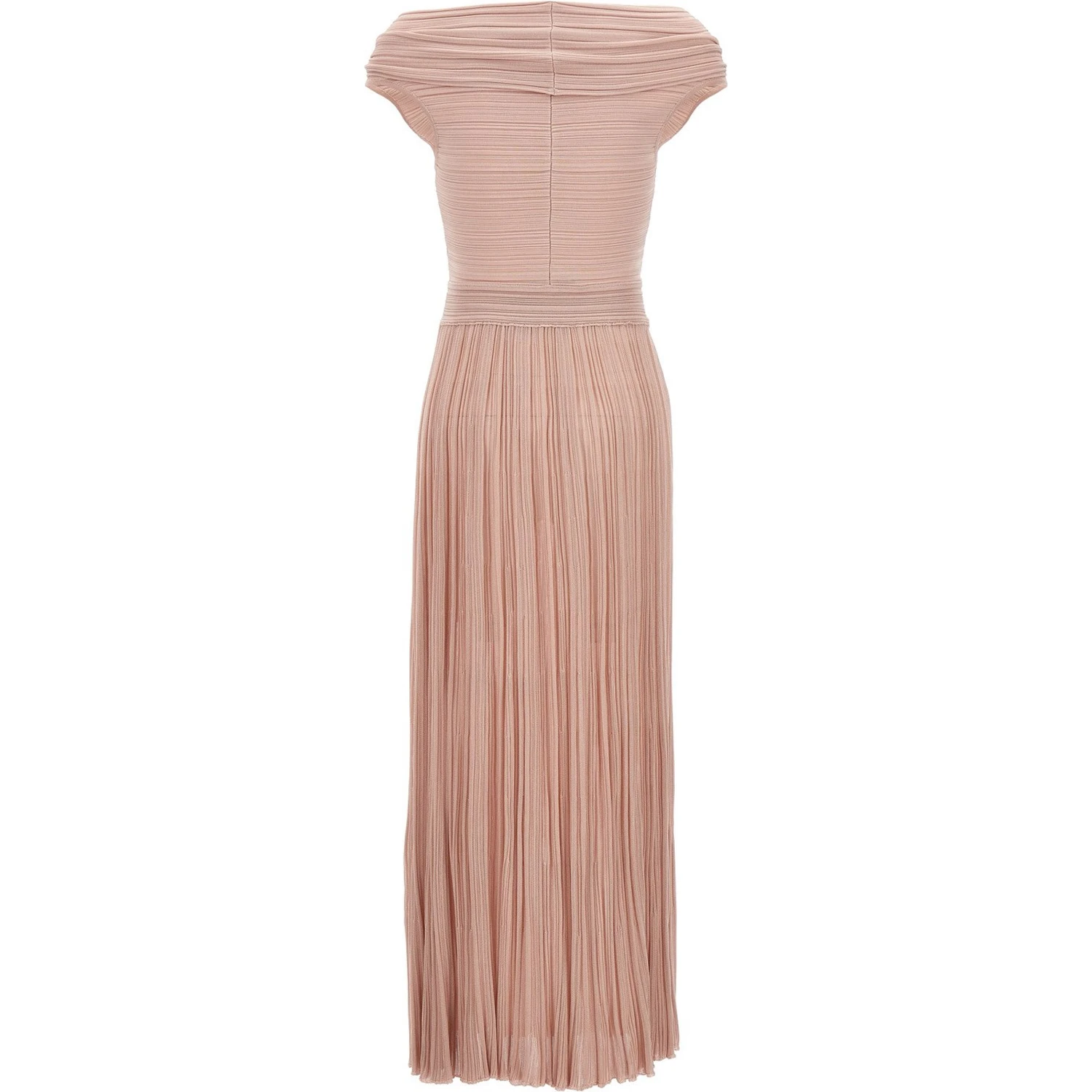 Multicolor Viscose Long Dress