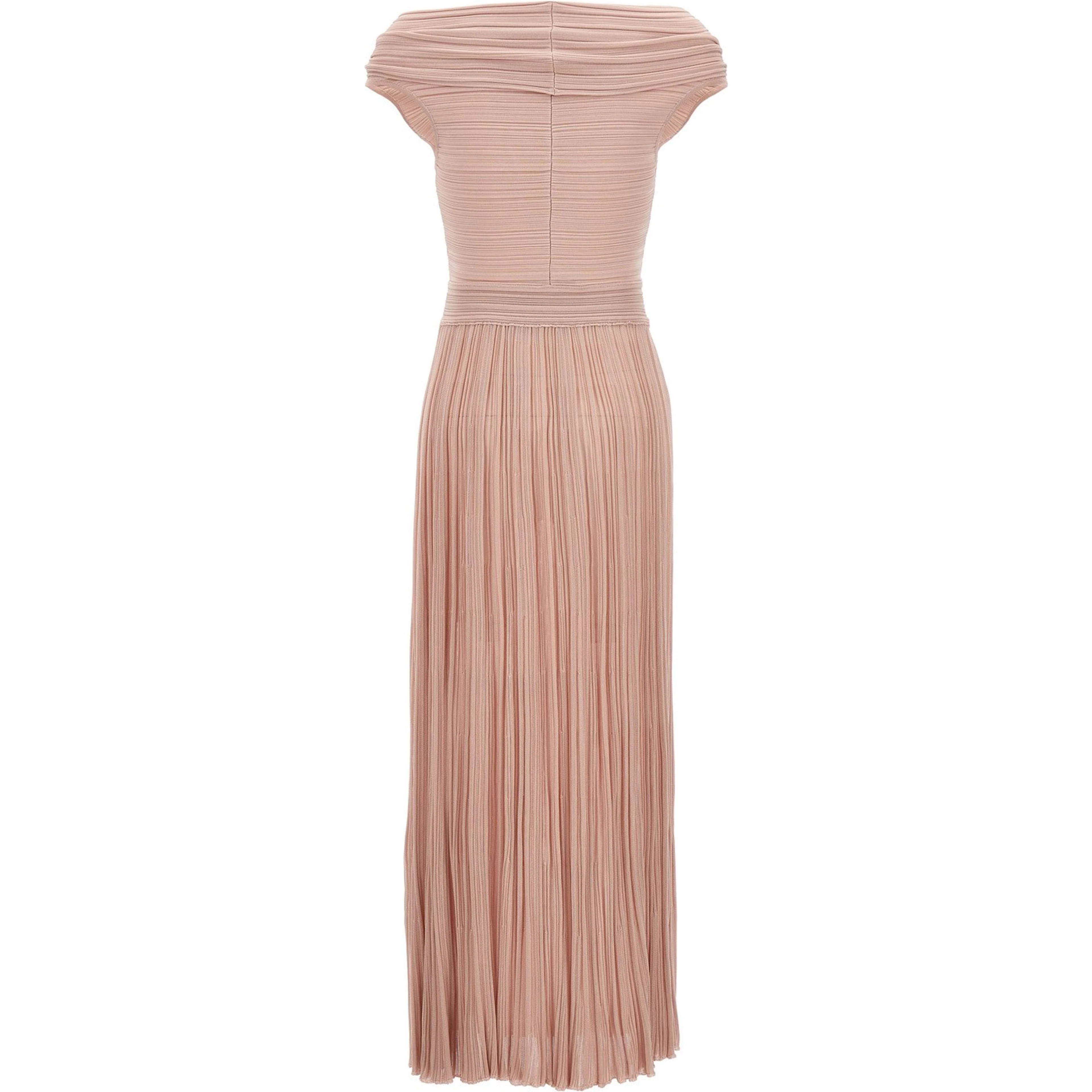 Multicolor Viscose Long Dress