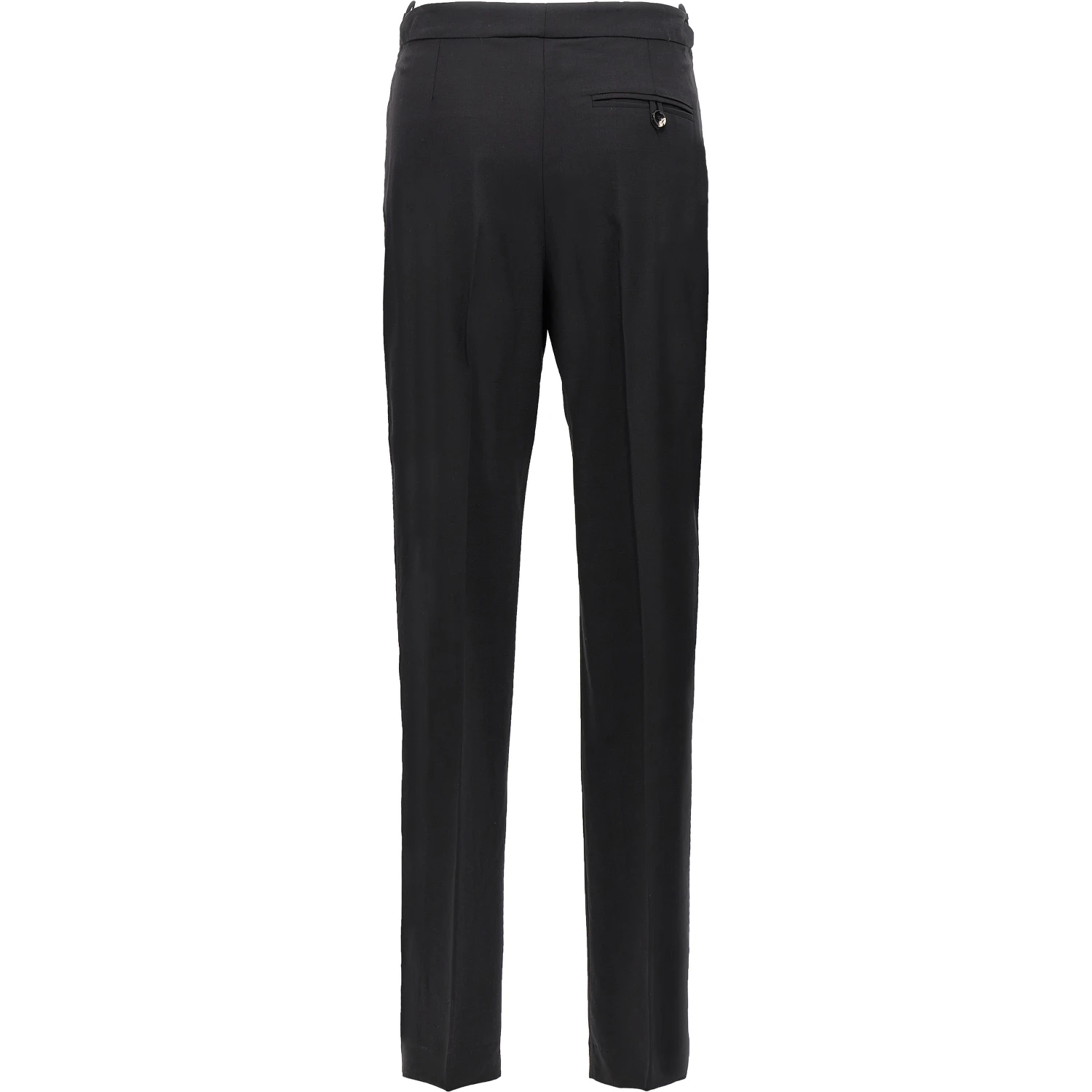 Black Virgin Wool Pants