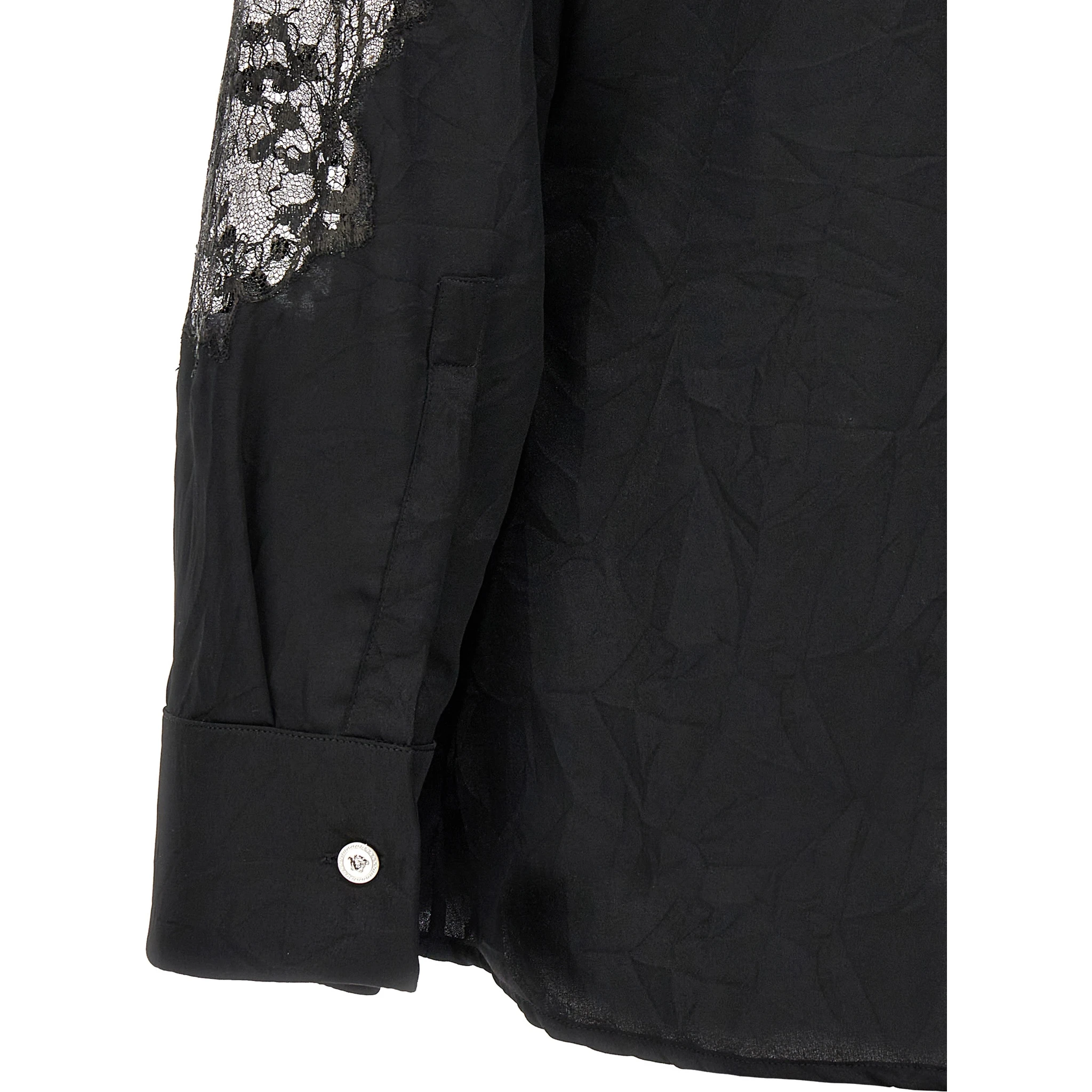 Black Polyester Blouse