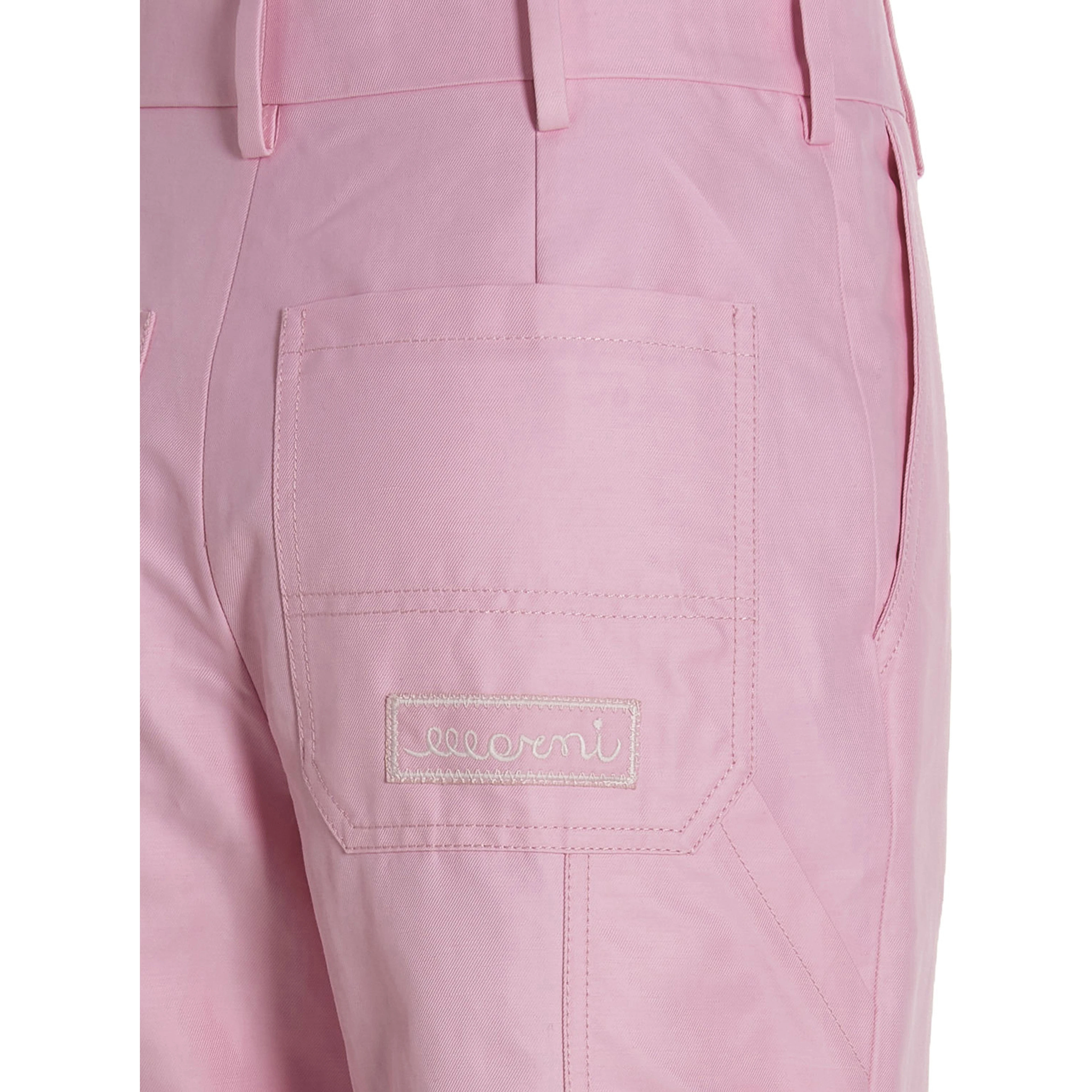 Multicolor Polyamide Casual Pants