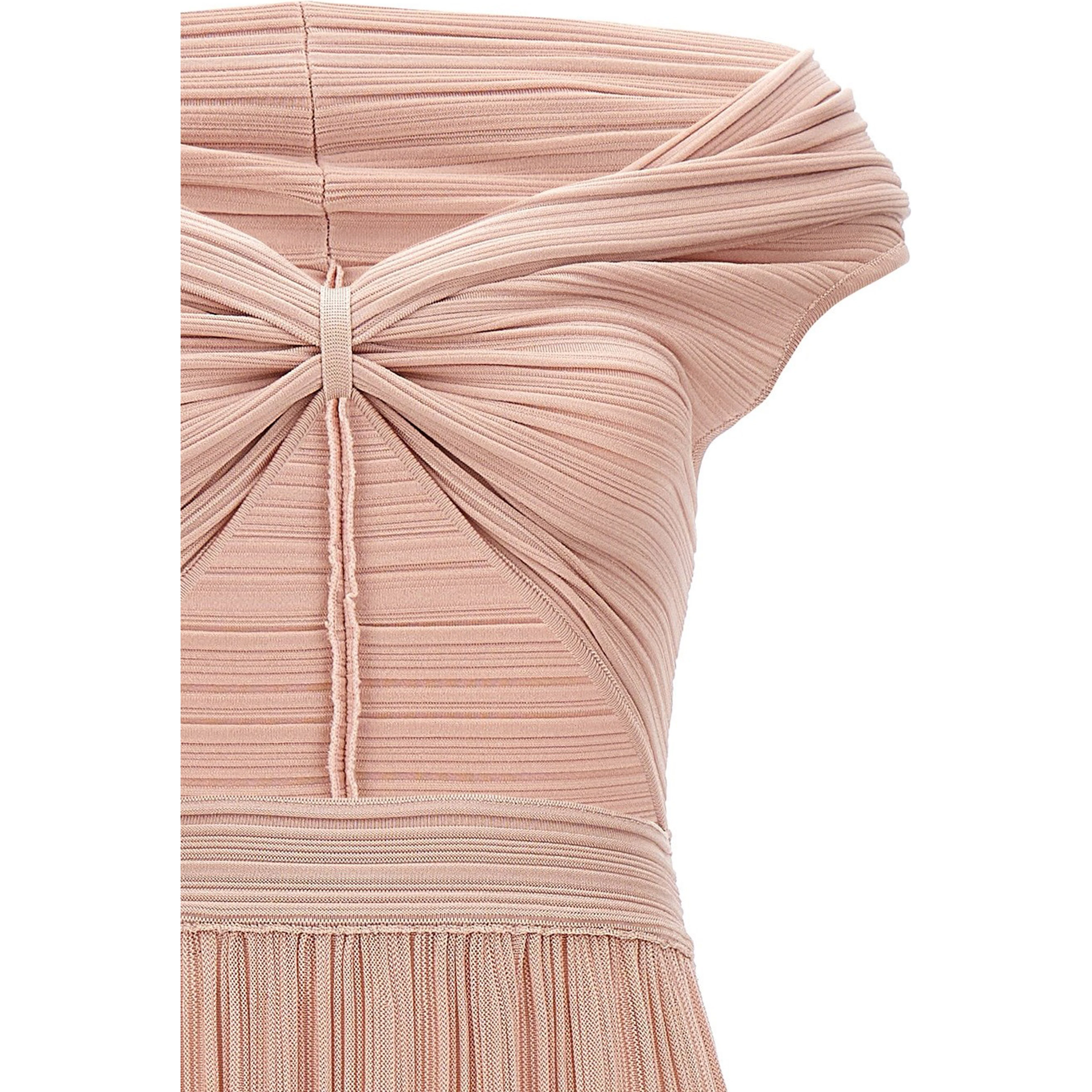 Multicolor Viscose Long Dress