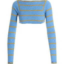 Blue Wool Cardigan