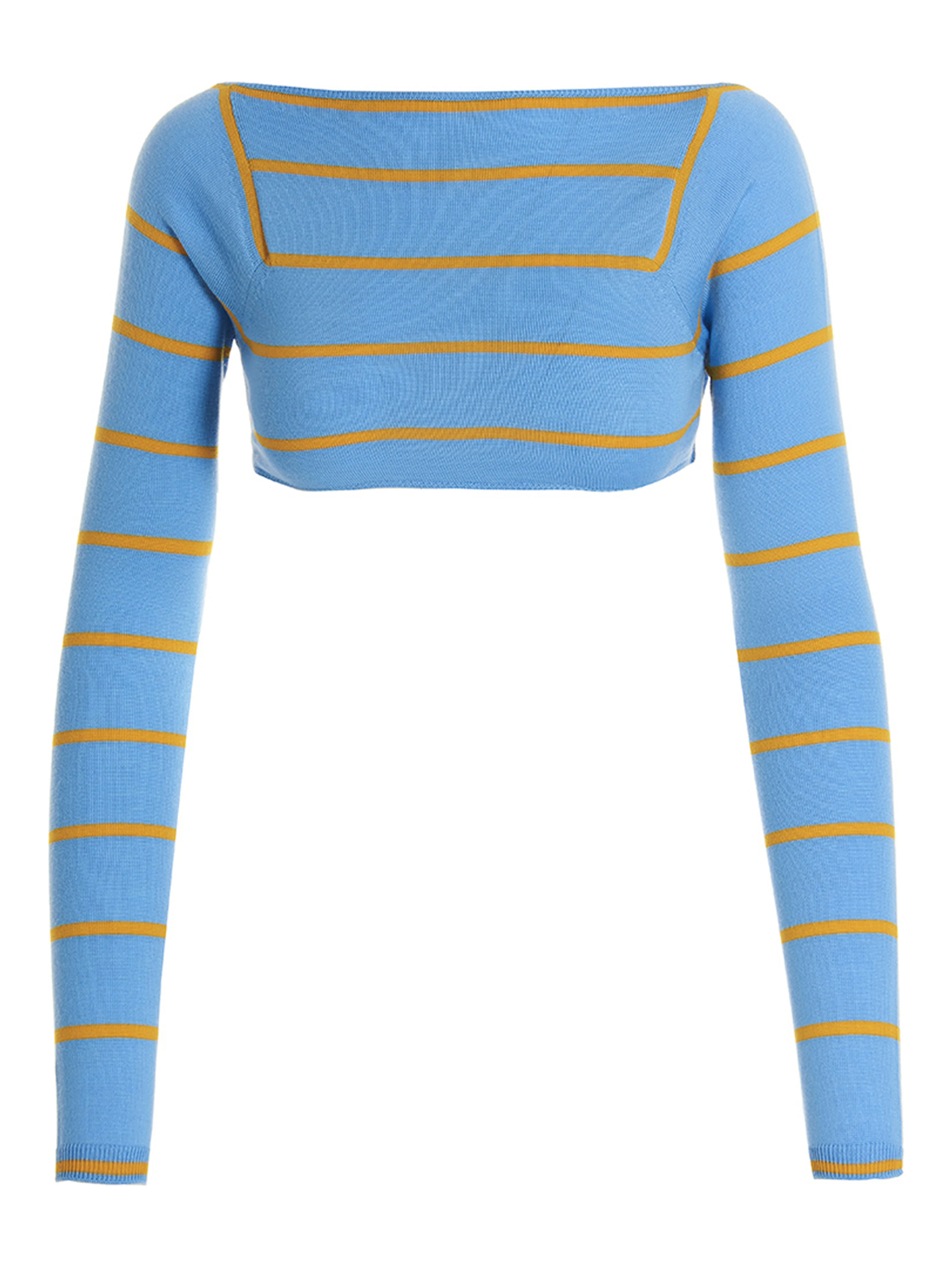 Blue Wool Cardigan