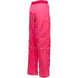 Fuchsia Polyamide Athletic Pants