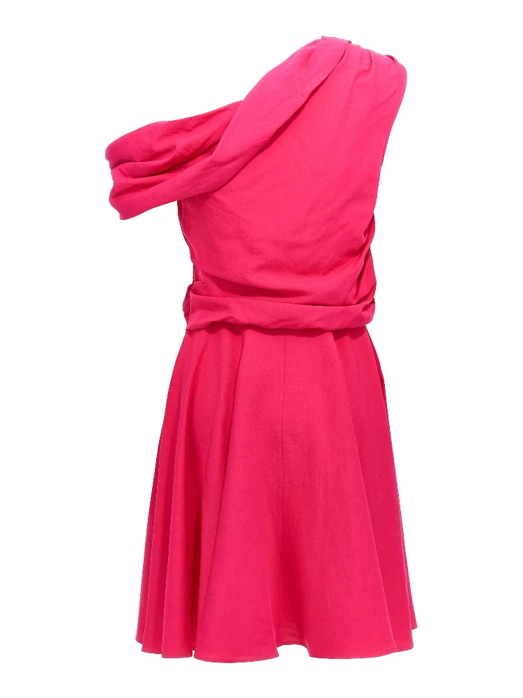 Fuchsia Viscose Short Dress alternative