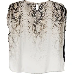 Multicolor Viscose Blouse