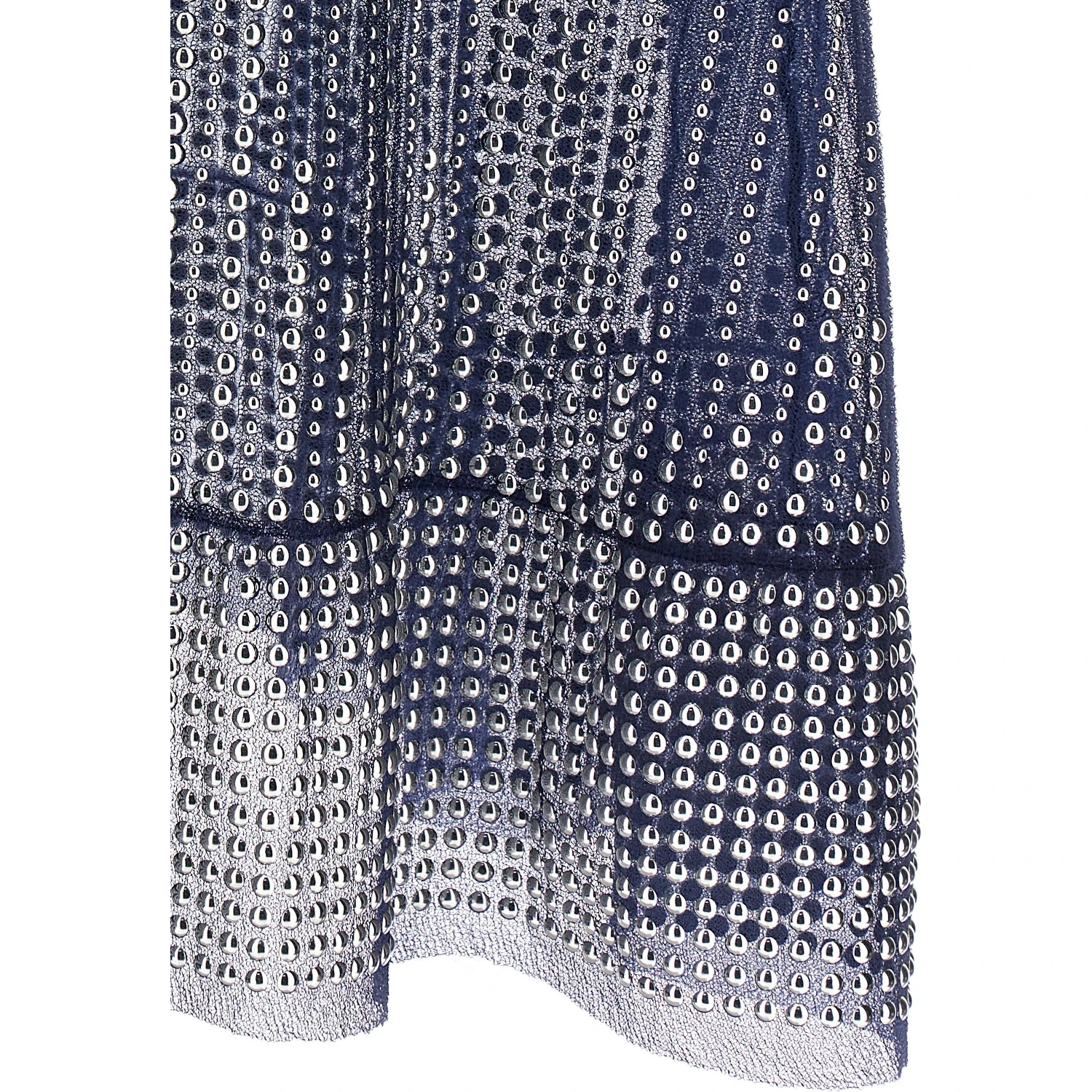 Blue Polyamide Long Dress