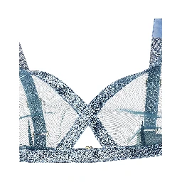 Blue Polyamide Bra