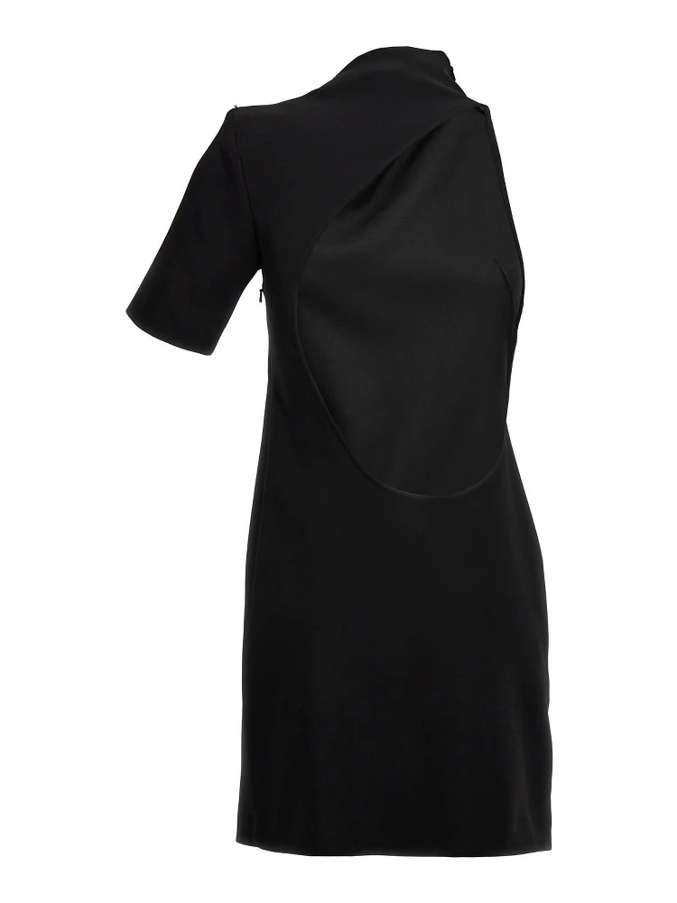 Black Viscose Short Dress alternative