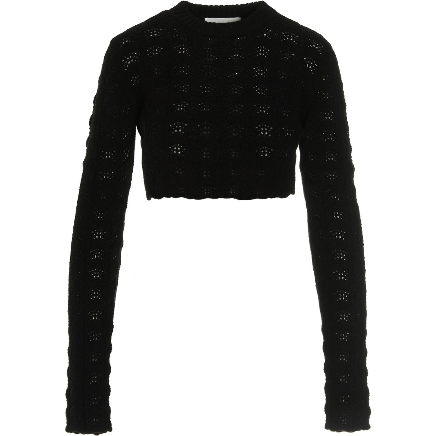 Black Wool Cardigan