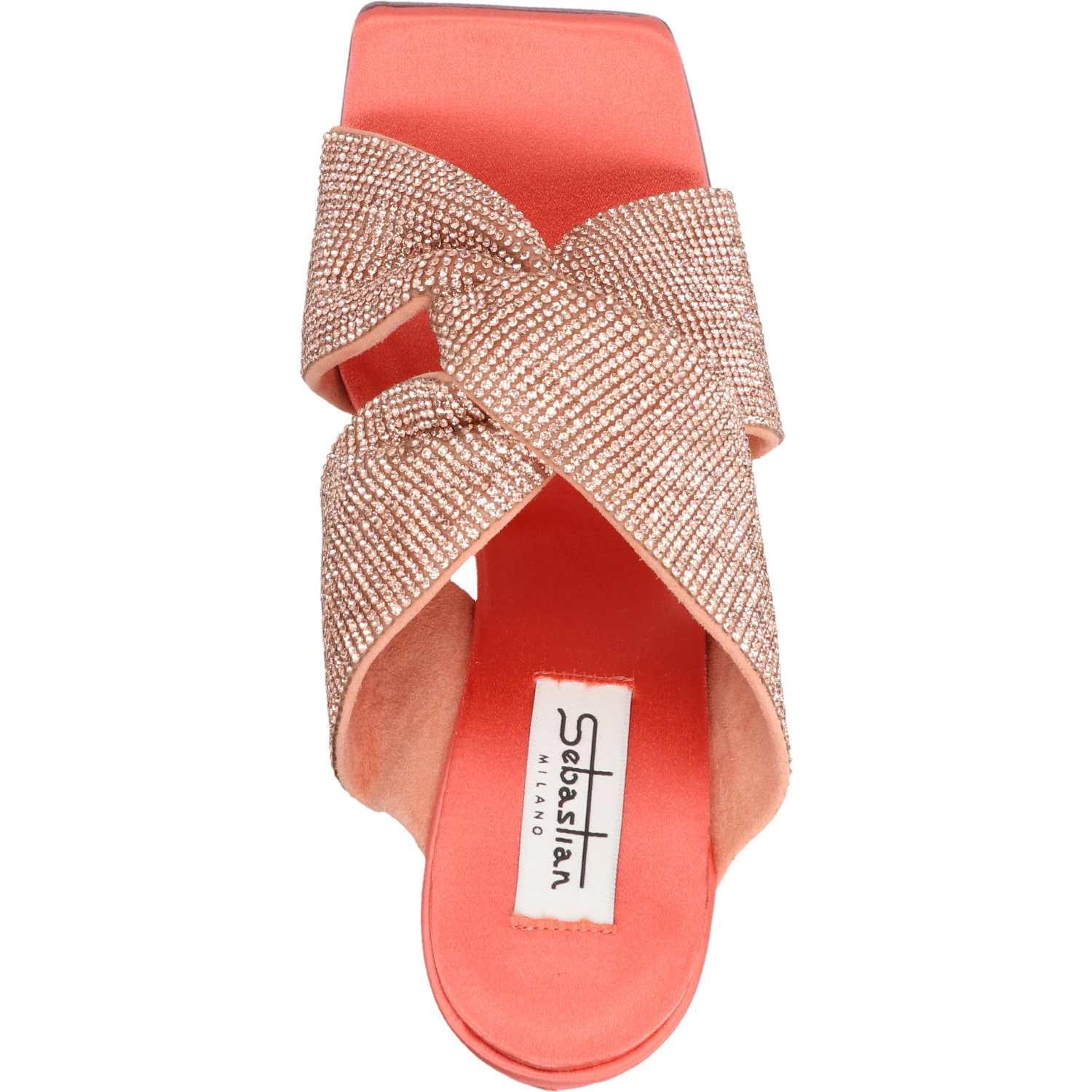 Multicolor Viscose Stiletto Heel Sandals