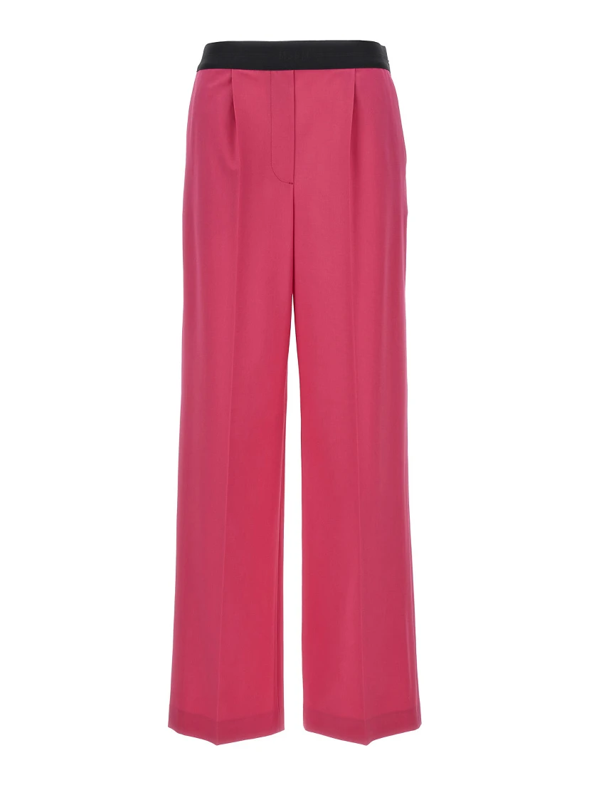 Fuchsia Virgin Wool Pants