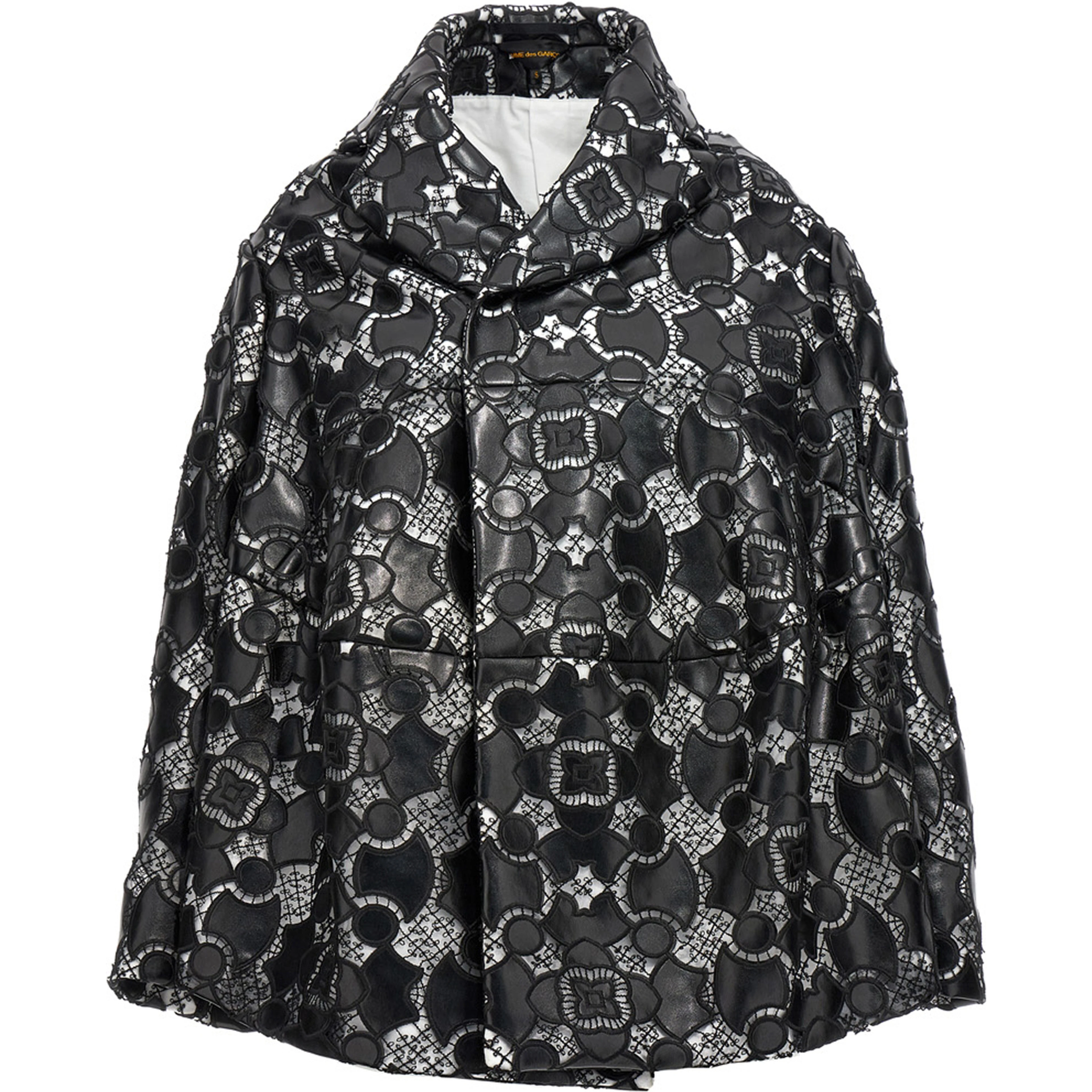 Bicolor Polyethylene Leather Jacket