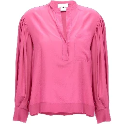 Multicolor Silk Blouse