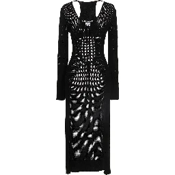 Black Viscose Cardigan