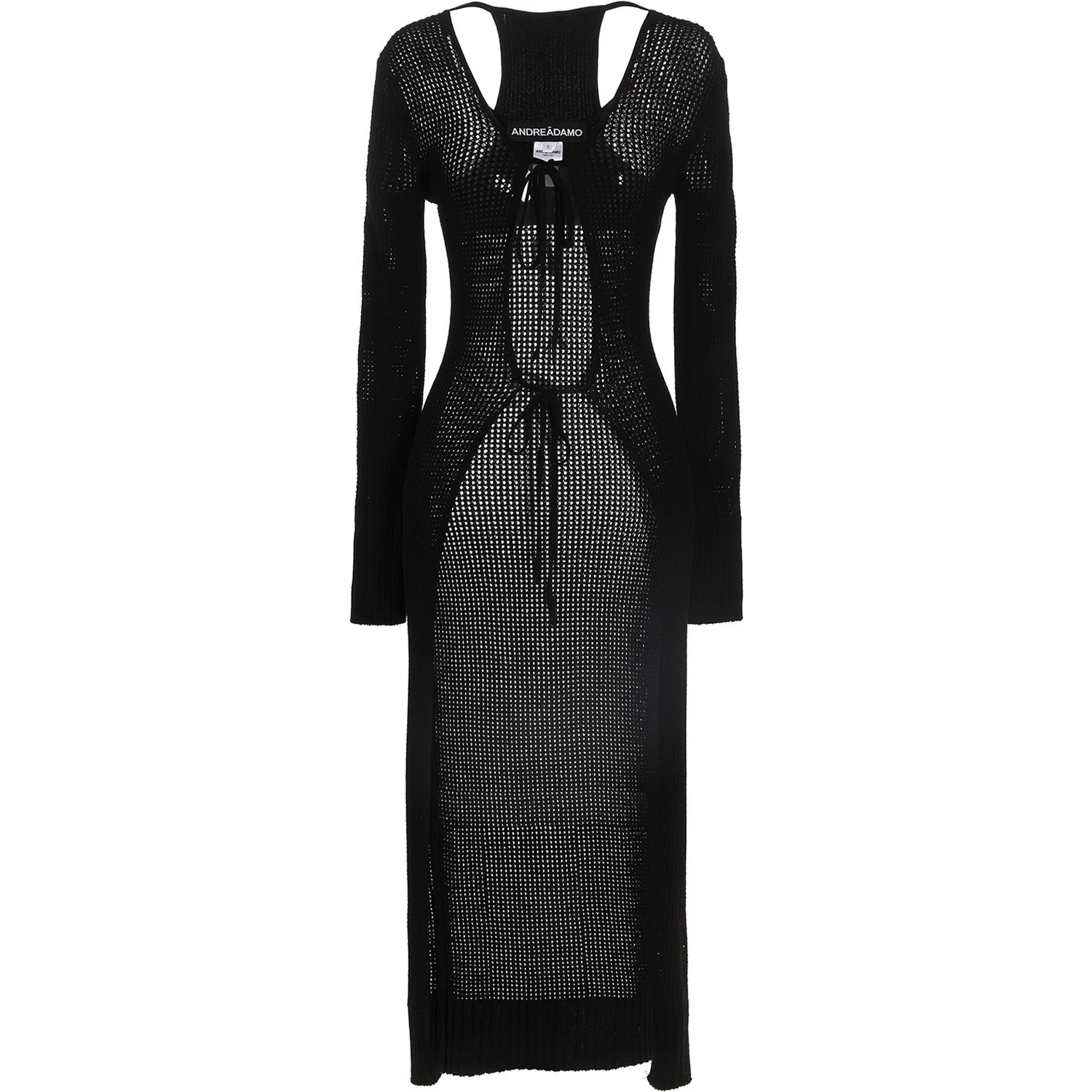 Black Viscose Cardigan