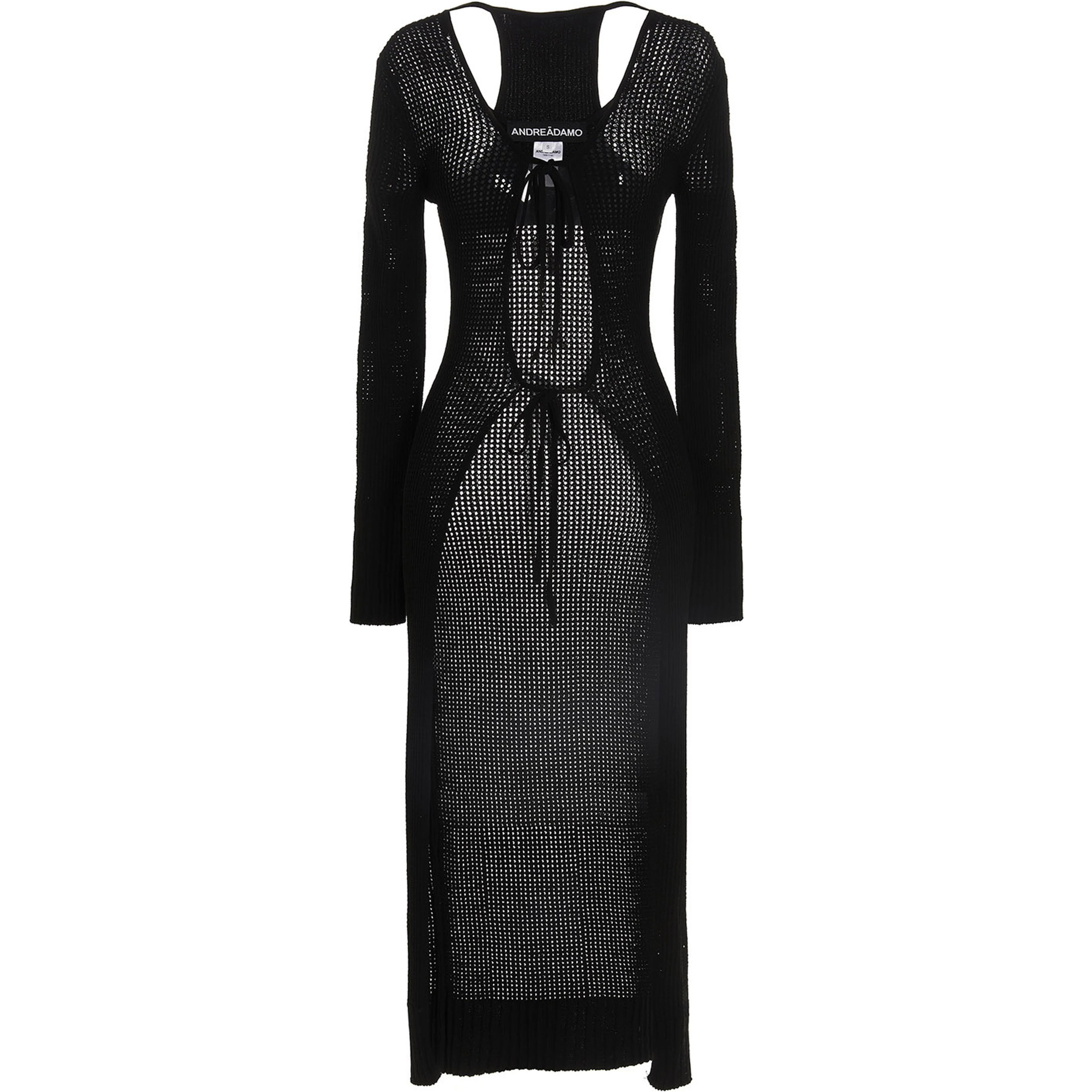 Black Viscose Cardigan