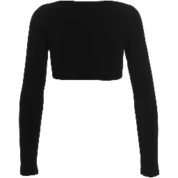Black Viscose Cardigan