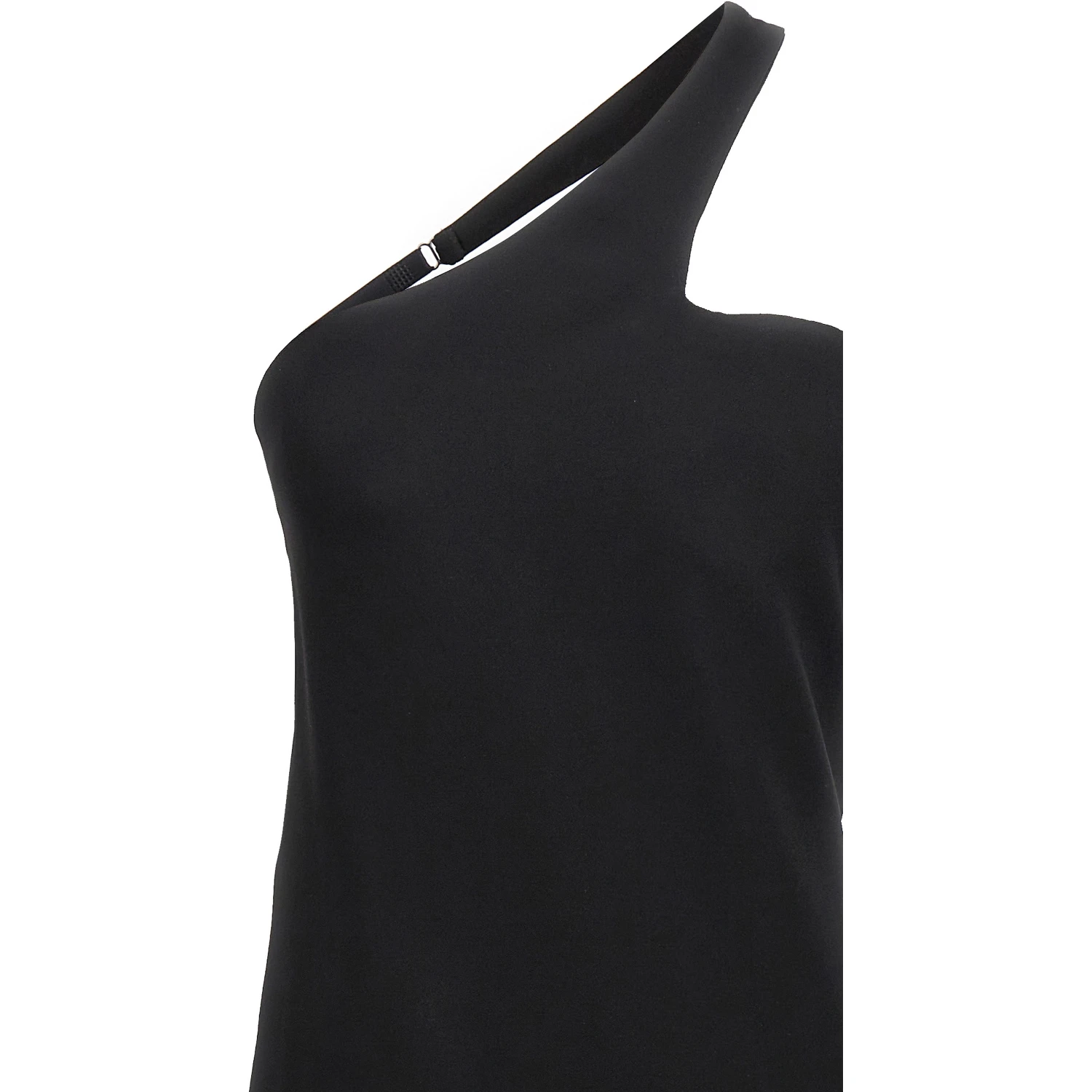 Black Viscose Long Skirt