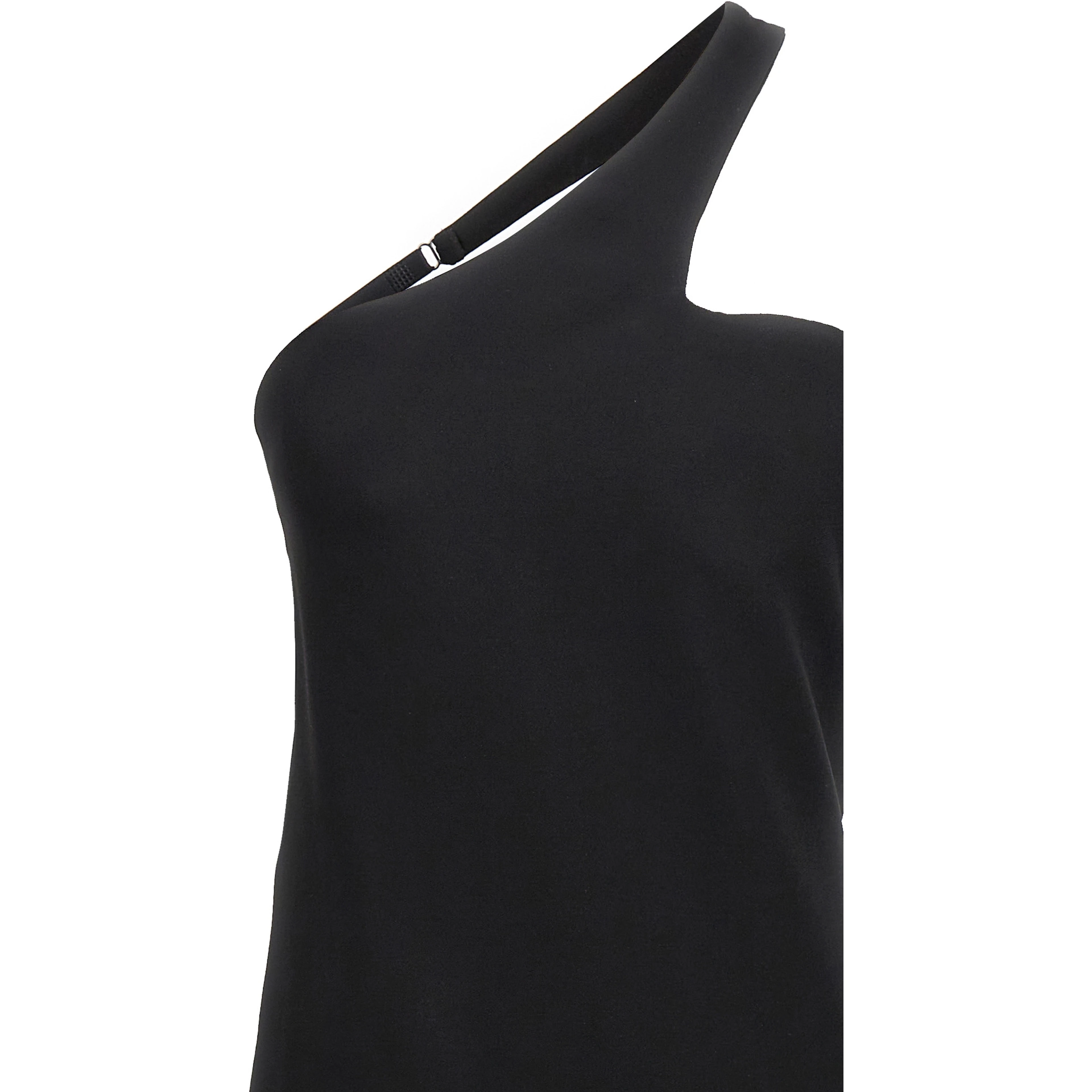 Black Viscose Long Skirt