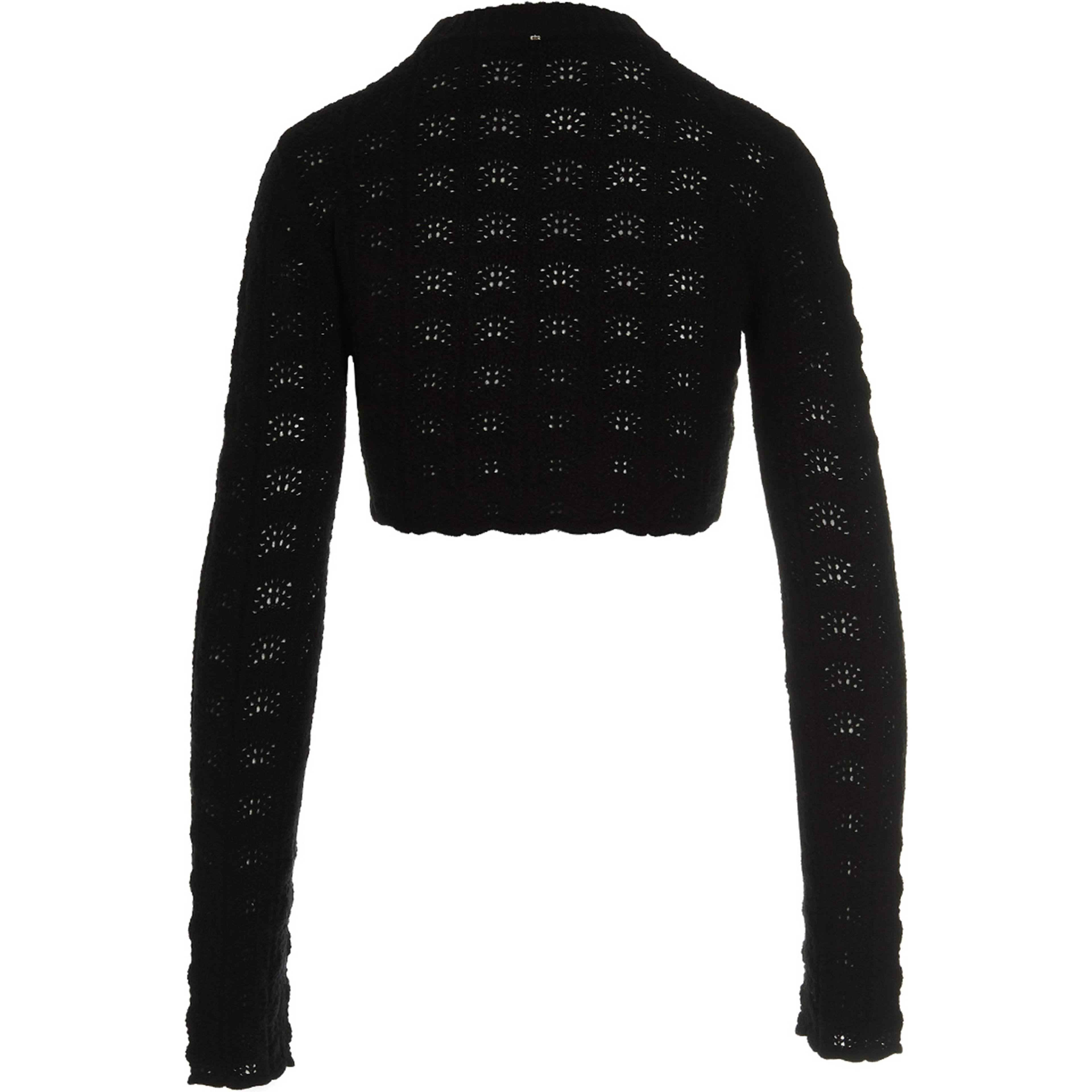 Black Wool Cardigan