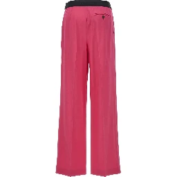 Fuchsia Virgin Wool Pants