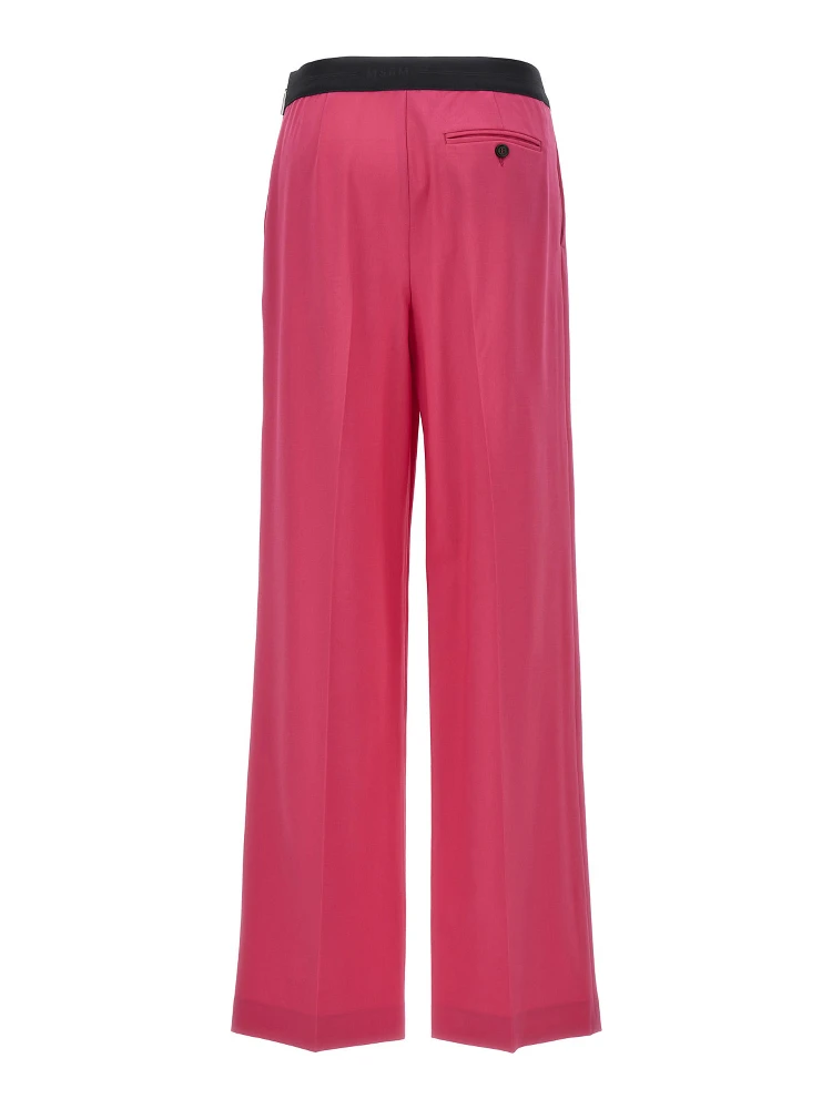 Fuchsia Virgin Wool Pants alternative