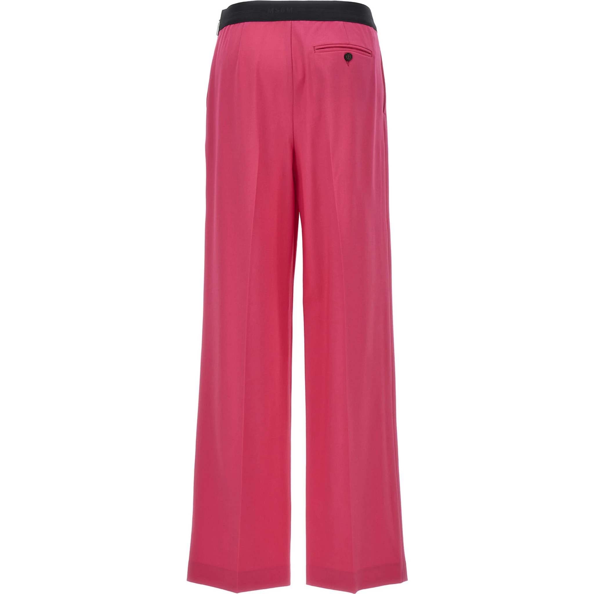 Fuchsia Virgin Wool Pants