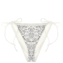 White Polyamide Swim Briefs