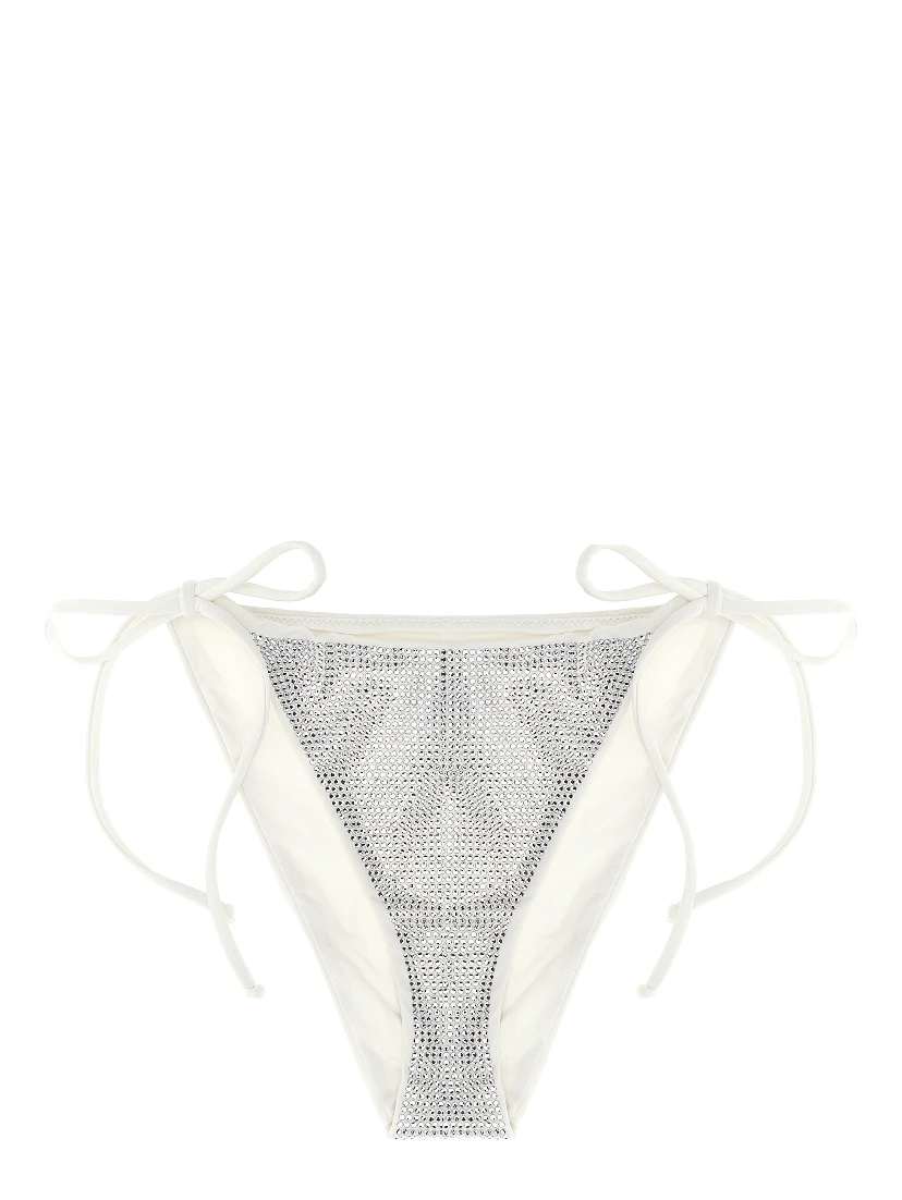 White Polyamide Swim Briefs