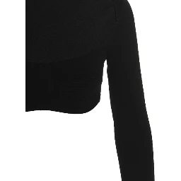 Black Viscose Cardigan