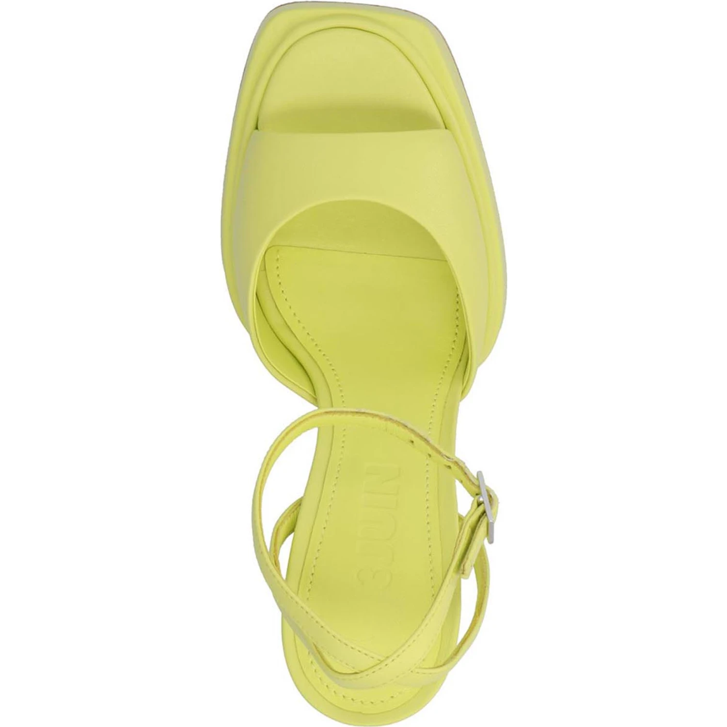 Bicolor Leather Stiletto Heel Sandals