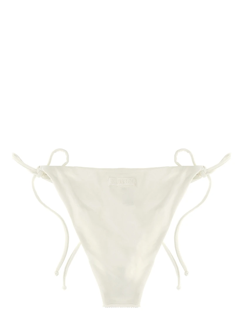 White Polyamide Swim Briefs
