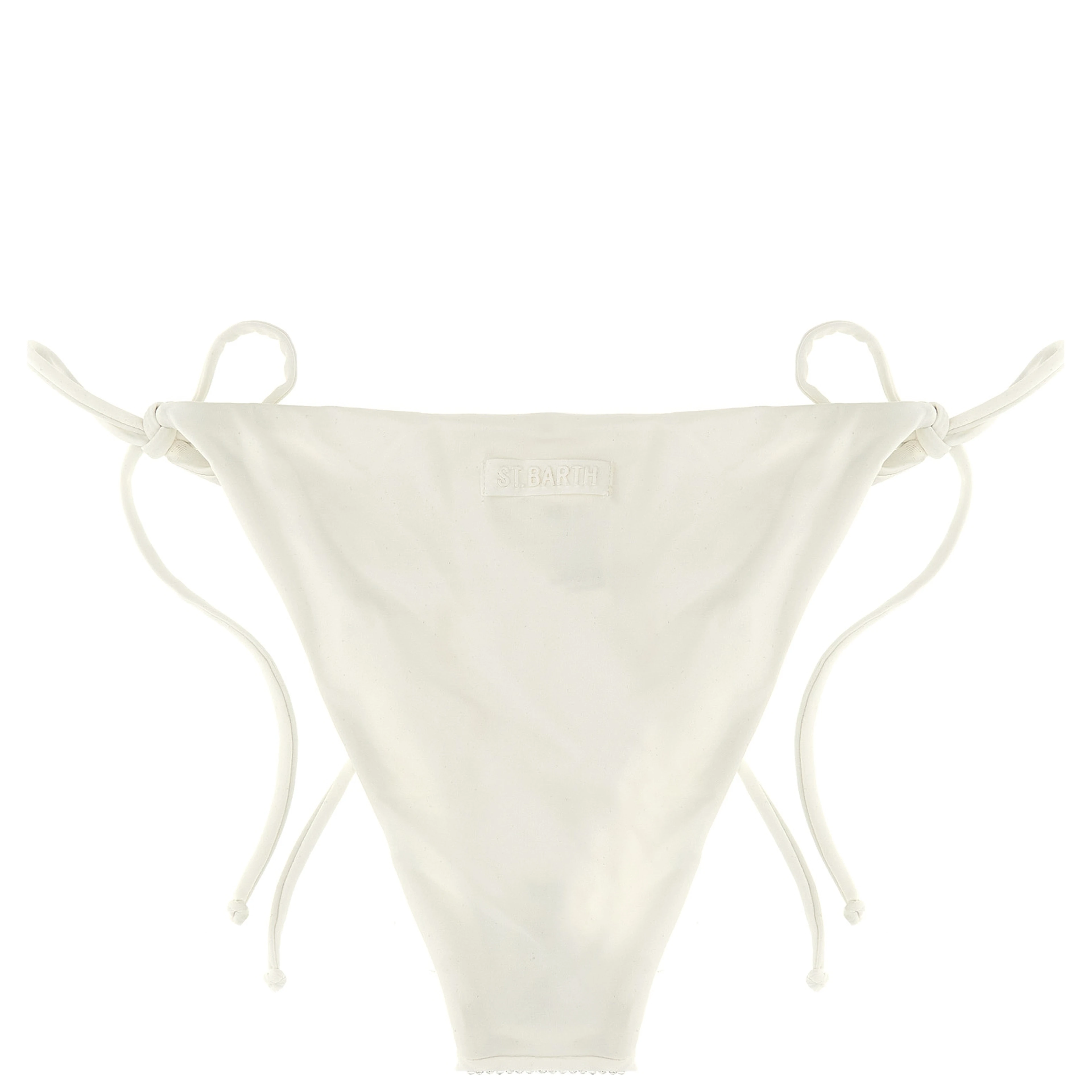 White Polyamide Swim Briefs