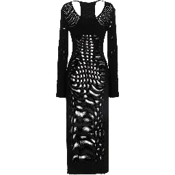 Black Viscose Cardigan
