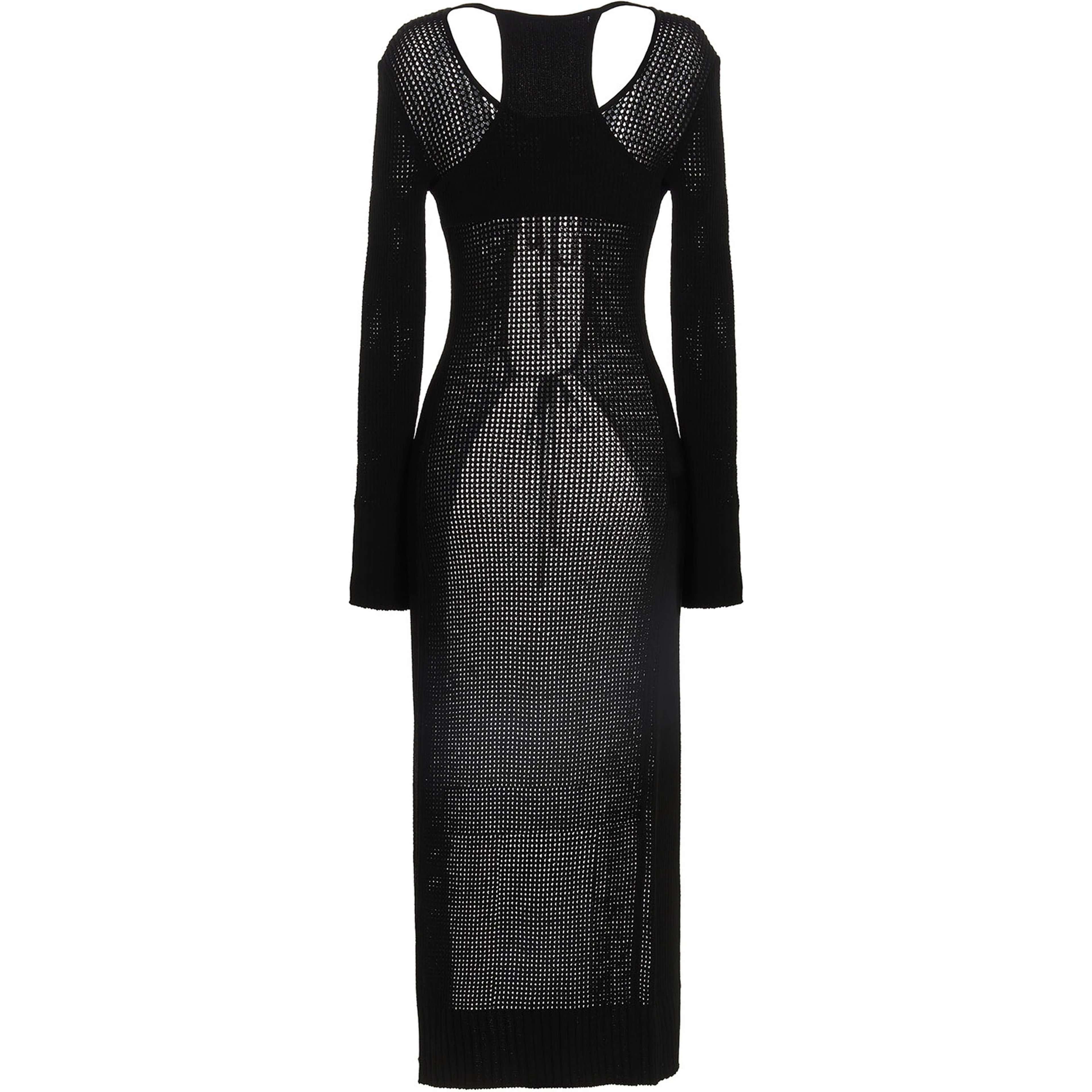 Black Viscose Cardigan