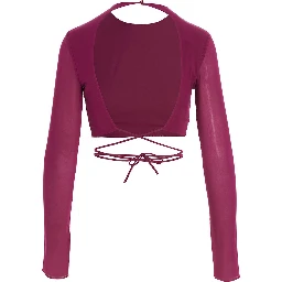 Fuchsia Silk Shirt