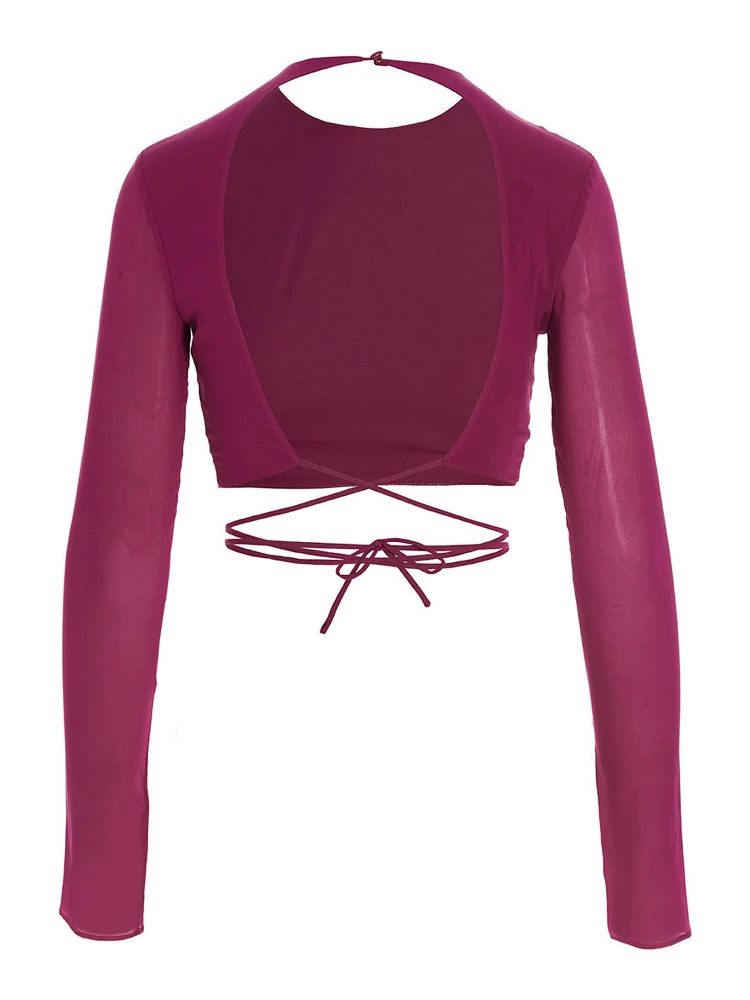 Fuchsia Silk Shirt alternative
